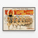 Plakat Vintage The Belle of New York - Retro Vægdekoration — indrammet kunstværk på væggen