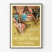 Vintage plakat The Birth of a Nation - Historisk attentatscene
