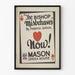 Vintage plakat 'The Bishop Misbehaves' til vægdekoration