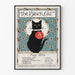 Vintage plakat af The Black Cat, maj 1896 - retro vægdekoration