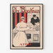 Vintage plakat The Bookman April til litterær vægdekoration