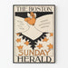 Vintage plakat The Boston Sunday Herald - Vægdekoration Mode