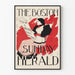 Vintage plakat The Boston Sunday Herald - Særudgave for damer
