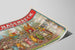 Plakat vintage Carl Hagenbeck Greater Shows - Indiske kolonier i ceremoni — visning af kunstværket