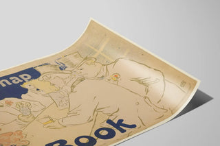Plakat vintage The Chap Book - Retro Vægdekoration — visning af kunstværket