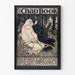 Plakat Art Nouveau The Chap Book - Vintage sort-hvid illustration