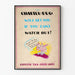 Vintage forebyggelsesplakat 'The Chatter Bug' - Retro vægdekoration