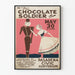 Vintage plakat The Chocolate Soldier - Retro vægdekoration