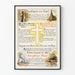 Vintage vægplakat Den kirkens solidaritet ved fronten