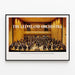 Plakat The Cleveland Orchestra med Lorin Maazel — indrammet kunstværk på væggen