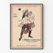 Vintage plakat The Climbing Courvatels - Illustration J.V. McFall