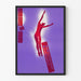 Plakat for moderne dans lilla udgave