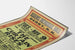 Vintage plakat teater The Curtain Rises - Adams Memorial Hall Derry