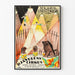 Vintageplakat Le Cirque du Diable - Plakat til vægdekoration i art déco-stil