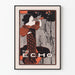 Vintage plakat The Echo Chicago 1896 stil Art Nouveau