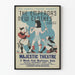 Vintage plakat af teateret The Emperor's New Clothes