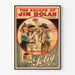 Vintage Vesten Plakat The Escape of Jim Dolan