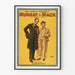 Vintage plakat komedie Murray & Mack - Poster til vægdekoration i retro stil