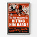 Vintage militærpropaganda plakat « Den brændstof, du sparede, rammer ham hårdt »