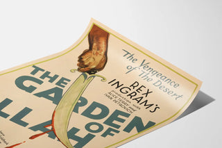 Vintage plakat The Garden of Allah dekorativ og fængslende