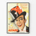 Retro plakat The Gay Divorcee med Fred Astaire og Ginger Rogers