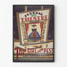 Vintage plakat "The Girl from Pest" til vægdekoration teater