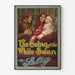 Gammel plakat af filmen The Going of the White Swan - Vintage vægdekoration
