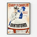 Vintage plakat af filmen The Great Dictator af Charlie Chaplin
