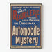 Vintage plakat The Great Rouclere - Automobilmysterium