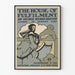 Vintage plakat The House of Fulfilment - art déco stil