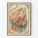Dekorativ vintage plakat The Iris Souvenir for 1851