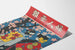 Vintage japansk plakat med kimono og kirsebærblomster
