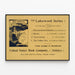Plakat vintage The Lakewood Series til vægdekoration — indrammet kunstværk på væggen