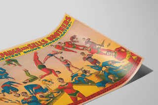 Plakat vintage Acrobates LaRue-Waltons - Vægdekoration Cirque — visning af kunstværket