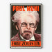 Vintage plakat til vægdekoration Émile Zola Paul Muni