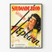 Vintage filmplakat Sjudande Blod med kvindeportræt