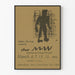 Vintage plakat af teateret The Man af Richard Forsyth