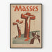 Vintage plakat The Masses - Illustration 1915 til vægdekoration