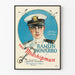 Vintage militær plakat The Midshipman vægdekoration