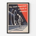 Vintage plakat 'The Most Important Wheels in America' vægdekoration med jernbanemotiv