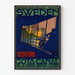 Vintage plakat af Göta-kanalen, Sverige