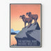 Vintage plakat af Nationalpark - Beskyttelse af det vilde dyreliv