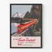 Vintage plakat Shasta Daylight, tog Portland - San Francisco