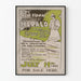 Vintage plakat The New York Sunday Herald 1895 - Retro vægdekoration