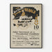 Vintage plakat The New York Sunday Herald 10. november
