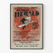 Vintage plakat The New York Sunday Herald 1895