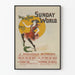 Vintage plakat The New York Sunday World