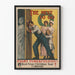 Vintage plakat mod tuberkulosekampagnen - Forebyggelsesplakat fra Røde Kors
