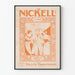 Vintage plakat The Nickell til november - Retro vægdekoration