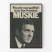 Vintage politisk plakat Muskie vicepræsident